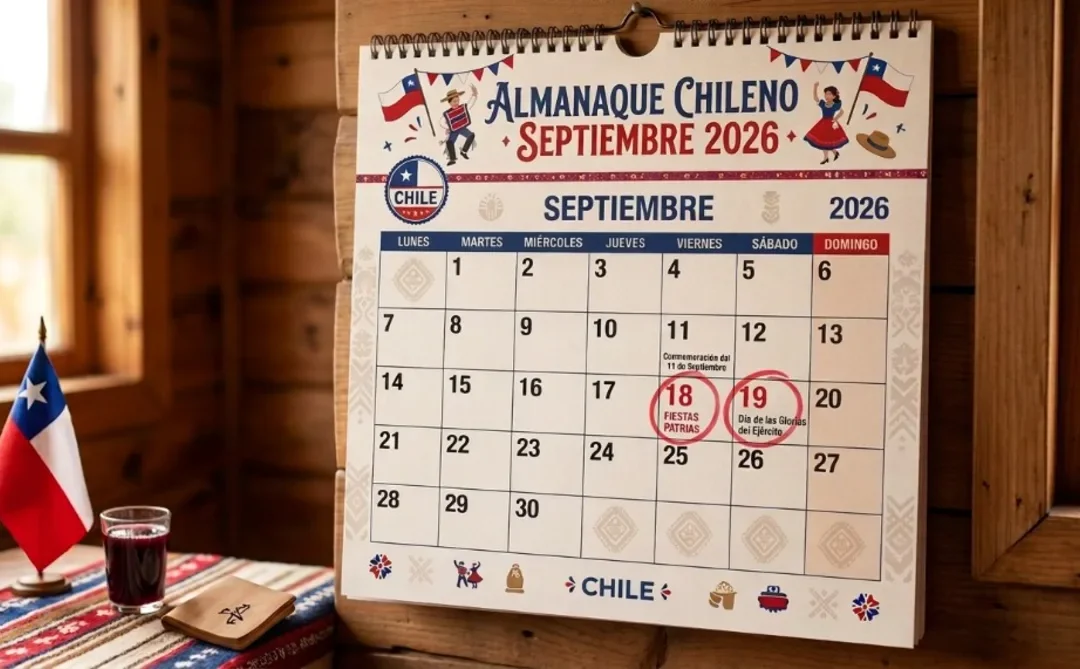 Feriados de septiembre en Chile 2026: el 11, el 17, el 18 y el 19